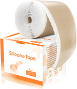 Carbou Medical Silicone Scar Sheets (1.6"X 120"Roll),Soft Silicone Scar Tape,Easy-Tear Silicone Tape For Scars Treatment,Professional Painless Scar Removal Sheets For Surgery, C-Section, Acne, Keloid