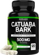 Catuaba Bark Extract 10,000Mg Per Serving (120 Capsules) (Erythroxylum Catuaba) 3Rd Party Tested - Drive & Stamina - Made In The Usa - Gluten Free & Non-Gmo - Vegan - For Men & Women - (120 Capsules)