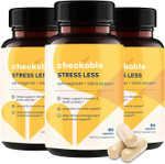 Checkable® Ashwagandha Supplements - Naturally Supports Improvement For Mood, Immune Health, Memory, And Focus - 1310 Mg Of Organic Ashwagandha And Black Pepper - 180 Capsules