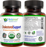 Cholesterolsupport Heart Health Blend | Usda Organic Supplement W/Extracts Of Green Tea, Dandelion, Bitter Melon, Moringa | 60-Day Supply | Vegan, Non-Gmo, Gluten-Free, Made In Usa
