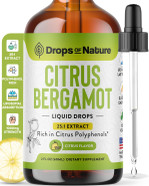 Citrus Bergamot Extract 25:1 Liquid Drops  Vegan, Gluten-Free  Comparable To Resveratrol And Berberine Supplement  1000Mg Bergamot Supplement For Heart Wellness And Metabolic Support (Citrus,60Ml)