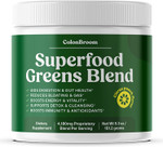 Colonbroom Superfood Greens Powder | Gut Health Supplement With Probiotics, Prebiotics, Spirulina, Matcha, Chlorella & Inulin | Natural For Energy, Immunity, Digestion & Detox Support (56 Servings)