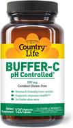 Country Life Buffer-C 500 Mg (Veg Caps), 120-Count