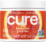 Cure Hydration | Plant-Based Electrolyte Drink Mix | No Added Sugar | Dehydration Relief Powder Made With Coconut Water | Non-Gmo | Vegan | 28 Servings Jar - Blood Orange