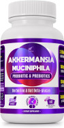 Delayed Release Akkermansia Glp-1 Probiotic With Berberine And Soluble Beta-Glucan Prebiotic Fiber; 3 Billion Afu, 60 Capsules (2 Months Supply) For Gut Health Support