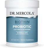 Dr. Mercola Biothin Probiotic - Digestive Health Supplement - Supports Healthy Metabolism - Gmo-Free, Gluten-Free & Soy-Free - 30 Delayed-Release Capsules (30 Servings)