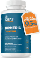 Dr. Tobias Turmeric Curcumin 1500Mg With Bioperine  Extra Strength Supplement With 95% Curcuminoids For Joint Support, Overall Vitality & Immune Health, 120 Vegan Capsules, Non-Gmo