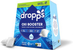 Dropps Oxi Booster Pods, Unscented (64 Pods) - Chlorine-Free Bleach Alternative Biobased Laundry Whitener & Stain Remover