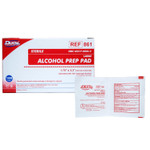 Dukal Alcohol Prep Pads - Individually Wrapped Sterile Wipes | 70% Isopropyl Alcohol For Effective Sanitization And Antiseptic Use | Versatile For Healthcare, First Aid, Daily Hygiene | Box Of 100