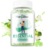 Eaa Gummies Essential Amino Acids - 60 Days Supply All 9 Essential Aminos And All Branched-Chain Aminos (Bcaas) Sugar Free With Muscle Recovery Energy Support Non Gmo Green Apple Flavor