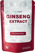 Eco-Taste Ginseng Root Extract Powder-Korean Panax For Smoothies, Coffee Or Drinks, 10% Ginsenosides, 60G (60 Servings)