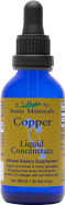 Eidon Ionic Minerals Copper - Copper Supplement, Liquid Concentrate, Mineral Dietary Supplement For Red Blood Cell Support & Healthy Skin - 2 Ounce Bottle
