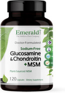 Emerald Labs Glucosamine & Chondroitin With Msm - Bone Health & Joint Health Supplement - Gluten-Free - 120 Capsules (30-Day Supply)