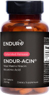 Enduracin - Extended Release Niacin For Optimal Absorption & Low-Flush Vitamin B3 Niacin, Non-Gmo, Vegan, Gluten Free Niacin 250 Mg, 100 Tablets