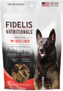 Fidelis Freeze Dried Raw Dog Treats For Small, Medium, Large Dogs, High Protein, Gluten Free, Healthy Dog Snacks, Perfect Training Treat Or Mixer, Puppy & Adult, Made In Usa, 4Oz, Beef Liver
