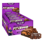 Fitcrunch Full Size Protein Bars, 6-Layer Baked Bar, 3G Of Sugar, Gluten Free & Soft Cake Core (12 Bars, Strawberry Strudel)