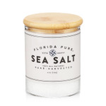 Florida Pure Black Sea Salt - 80+ Mineral Sea Salt, Natural, Unrefined, Non Iodized - For Baking, Cooking, Seasoning & Enhancing Taste - Rich Taste Flaky Sea Salt (4.5 Oz Jar)