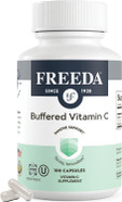 Freeda Vitamin C - Buffered Vitamin C 500Mg - Kosher - Powerful Antioxidant Immune Support - Sensitive Stomach Vitamins C Capsules Calcium Ascorbate - Vitamin C 500 Mg - Vit C Supplement (250 Count)