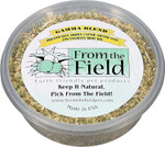 From The Field Gamma Blend  Catnip Leaf And Flower, Silver Vine & Valerian Root Mix | Fresh Usa-Grown Organic Catnip For Cats | Potent | Resealable Tub 3.5 Oz