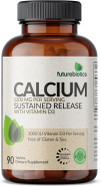 Futurebiotics Calcium 1200 Mg Per Serving Sustained Release With Vitamin D3 1000 Iu Per Serving Non-Gmo, 180 Vegetarian Tablets