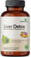 Futurebiotics Liver Detox Advanced Detox & Cleanse Formula Supports Healthy Liver Function With Milk Thistle, Dandelion Root, Turmeric Artichoke Leaf, & More, Non-Gmo, 360 Vegetarian Capsules