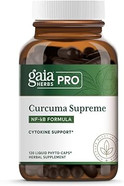 Gaia Herbs Pro Curcuma Supreme - Immune Health Support Supplement - Curcuma Supplement With Black Pepper Fruit Extract & Turmeric Root Extract - 60 Liquid Phyto-Caps (60 Servings)