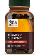 Gaia Herbs Turmeric Supreme Extra Strength - Supports Occasional Swelling From Normal Wear & Tear - With Turmeric Curcumin & Black Pepper - 120 Vegan Liquid Phyto-Capsules (Up To 120-Day Supply)