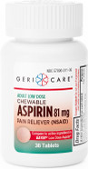 Gericare Aspirin Adult Chewable 81 Mg Tablets 36 Ct