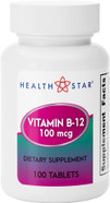 Gericare Vitamin B-12 500Mcg Tablets  Supports Healthy Energy Levels, Brain Function & Circulatory Health  Trusted Supplement For Daily Wellness  100 Count