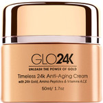 Glo24K Timeless Anti-Aging Cream With 24K Gold, Potent Peptides, And Vitamins A,C,E And Retinol