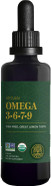 Global Healing Organic Omega 3 6 9 And 7 (Seaberry Co2 Extract) - Fish-Free, Non-Gmo Omega 3 Supplement For Women & Men, Contains Perilla Seed & Flaxseed Oil - Fish Oil Alternative - 2 Fl Oz