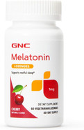 Gnc Melatonin Lozenges 1Mg | Promotes Sleep | Cherry - 60 Vegetarian Lozenges