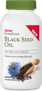 Gnc Superfoods Black Seed Oil, Natural Source Of Omega Fatty Acids - 90 Softgel Capsules