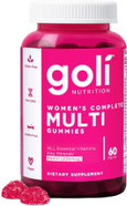 Goli® WomenS Multivitamin Gummies - 60 Count - All 13 Essential Vitamins, And Key Minerals - Kosher, Gluten-Free, Vegan, And Non-Gmo