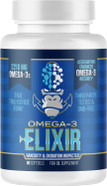 Gorilla Mind Omega-3 Elixir - Premium Omega-3 Fish Oil Softgels | Triple Strength | High Epa & Dha Content | Supports Heart, Brain, Immune, And Joint Health (60 Softgels)