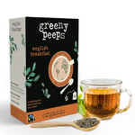 Greenypeeps Organic English Breakfast Tea Bags - Rich And Robust Ceylon Black Tea Bags For Iced Or Hot Tea Beverages - Usda Organic And Fairtrade Caffeinated Tea - English Tea With Caffeine - 20 Count