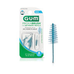 Gum Proxabrush Go-Betweens Refills - Wide - Compatible With Gum Permanent Handle - Reusable Interdental Brushes - Soft Bristled Dental Picks, 8 Count