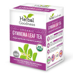 Gymnema Sylvestre Leaf Tea -20X- 6 Boxes - 24 Teabags/Box -No Caffeine, Kosher, Organic, Gmo-Free, Gluten-Free-18 Bleach Free Tea Bags (0.83 Oz/24G)