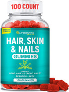 Hair Skin And Nails Gummies With High Potency Biotin 5000Mcg | Tasty Hair Vitamins For Women Men And Kids | Gluten Free Hair Nail And Skin Vitamins Plus Biotin Gummies For Hair Growth