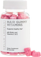 Hair Vitamins Gummies - Biotin 5000 Mcg With Vitamin E, C & Zinc, Hair Growth Vitamins For Women & Men - Stronger, Beautiful Hair, Skin & Nails Supplement, Non-Gmo & Gluten-Free - 60 Gummy Bears