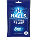 Halls Relief Mentho-Lyptus Cough Drops, 30 Drops