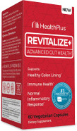 Health Plus Revitalize+ Corebiome Tributyrin Postbiotics For Complete Digestive Health, Leaky Gut, Colon | Gut Health Supplements For Men & Women | 60 Capsules, 30 Servings