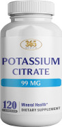 Health Potassium (Citrate) - Essential Electrolyte Supplement To Support Nerve & Muscle Function Heart Health & Energy* - Potassium Citrate Capsule - 120 Capsules