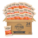 Heirloom Baked Fiery Cheddar Fries By Pipcorn - 1Oz 24Pk - Healthy Snacks, Gluten Free Snacks, Non-Gmo, Upcycled Heirloom Corn Flour, Vegan