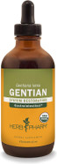 Herb Pharm Certified Organic Gentian Liquid Extract For Digestive Support - 4 Ounce