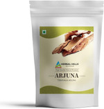 Herbal Hills Arjuna Bark Powder (Terminalia Arjuna) | 16 Oz (454 Gms) | Standardized Extract Wellness And Health Supplements