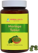 Herbal Hills Moringa Tablets 120 Count (1000 Mg)