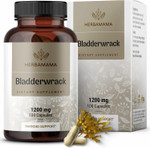 Herbamama Bladderwrack Capsules - 1200Mg Bladderwrack Herb Powder For Energy & Overall Support - Vegan, Non-Gmo Sea Iodine Source Supplement, 100 Caps