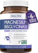 High Absorption Magnesium Bisglycinate Capsules - Clinically Validated Buffered And Chelated Magnesium Supplement - 1 Daily Vegan Capsule With Lab Verified Gentle 200Mg Serving (6 Month Supply)