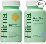 Hilma Natural Gas + Bloating Relief And Occasional Heartburn + Indigestion Relief Bundle